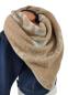 Preview: Damen Schal Winter Zipfel Tuch kuschelweich warm Made in Italy camel 2